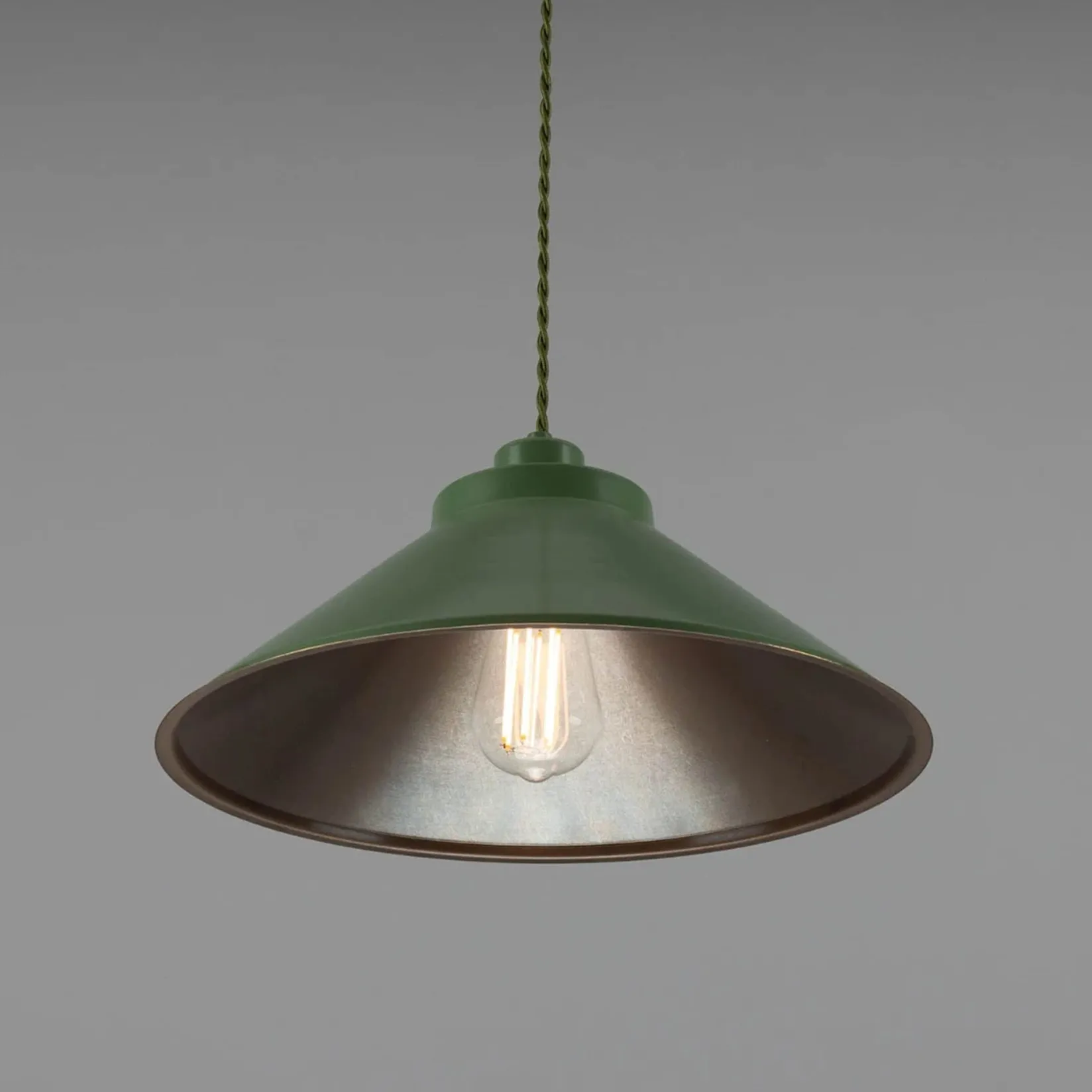 Rio vintage pendant 38cm | satin brass