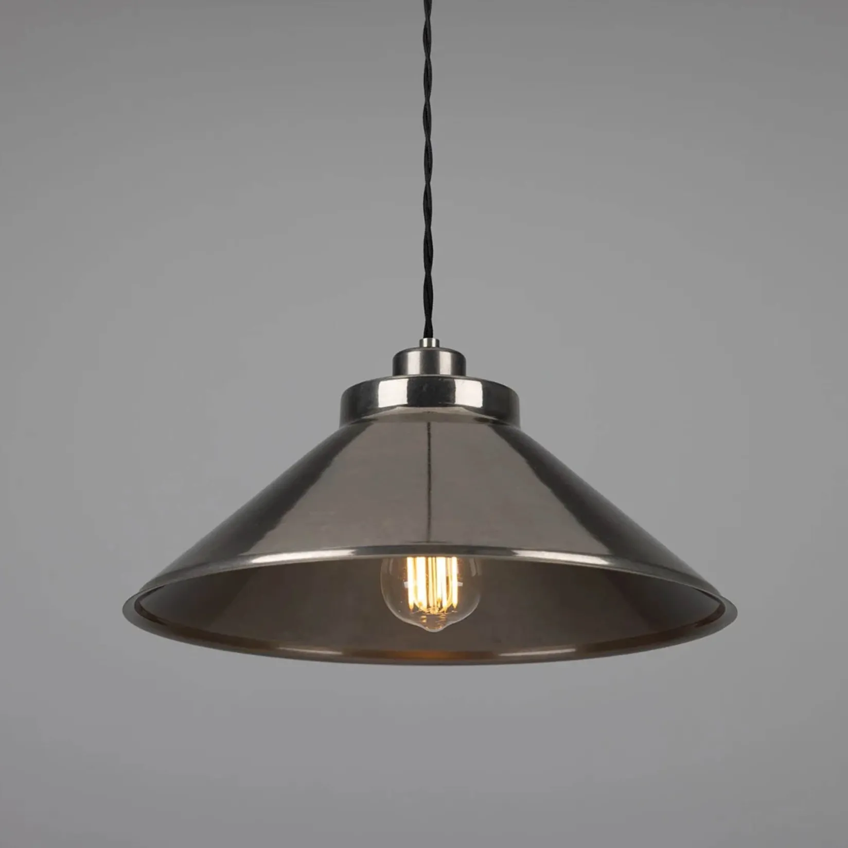 Rio vintage pendant 38cm | satin brass