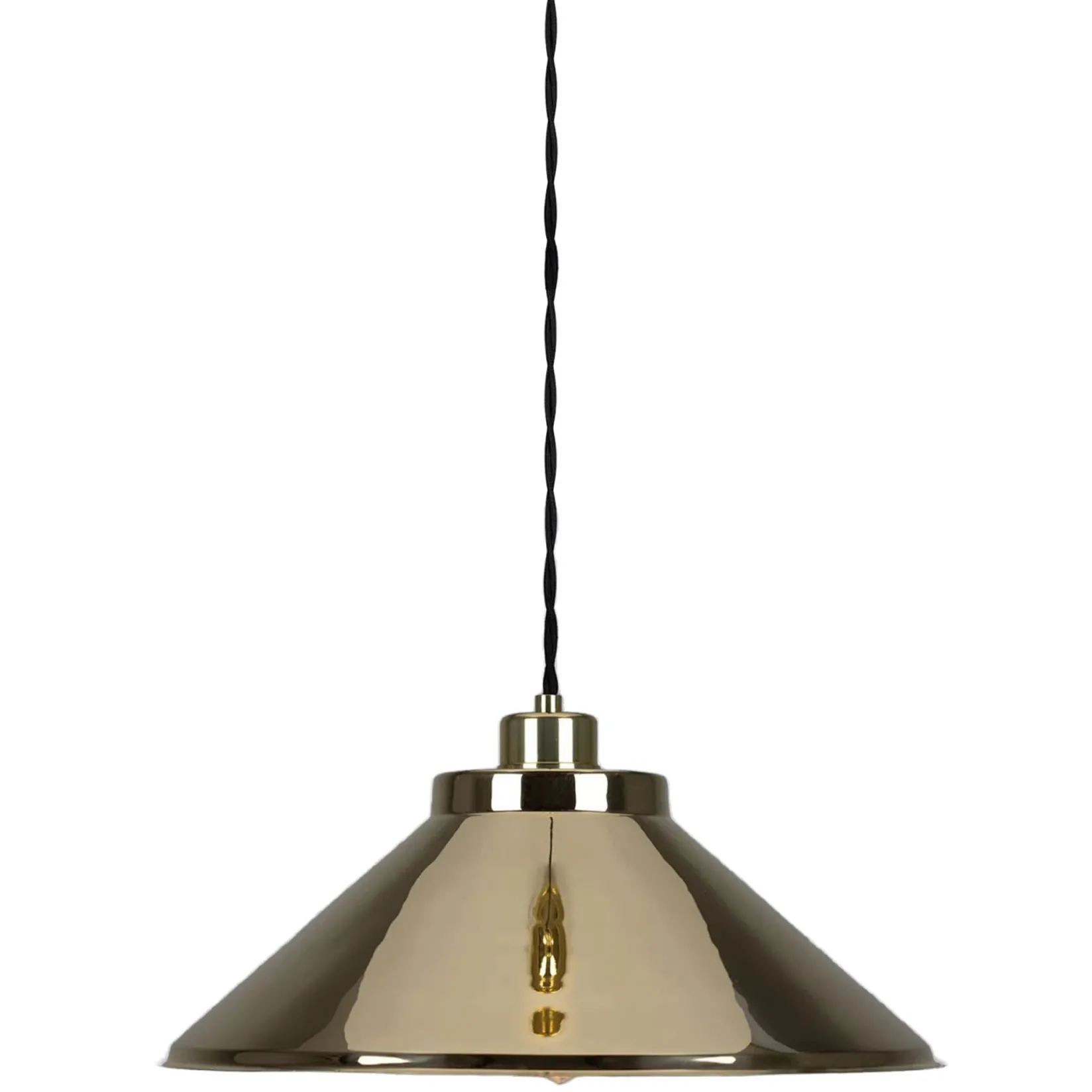 Rio vintage pendant 38cm | satin brass