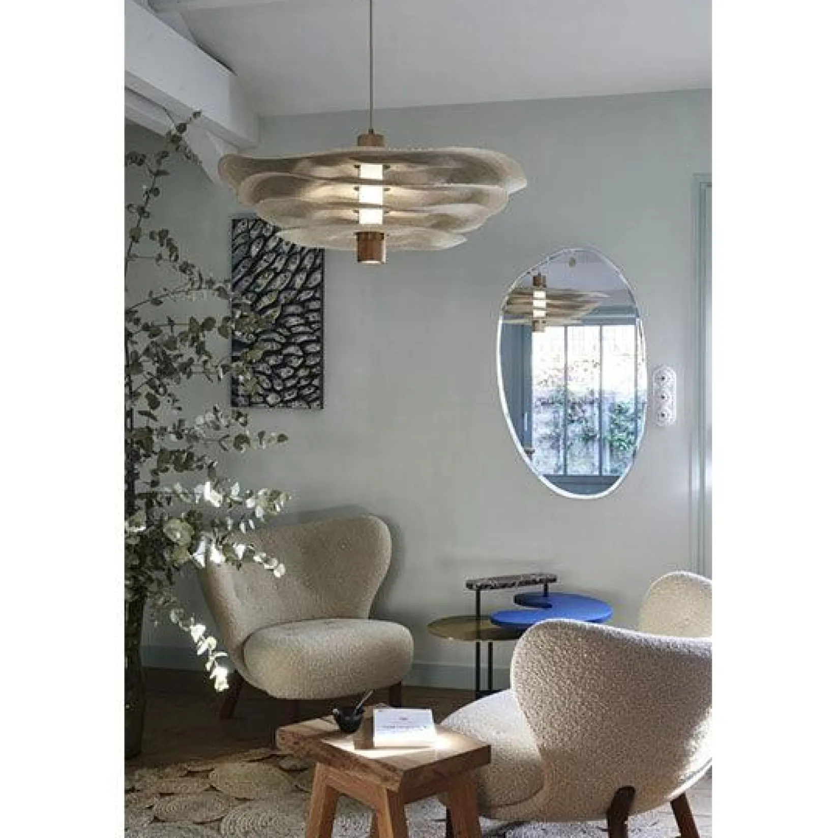 Rivage pendant | 4M 48 linen