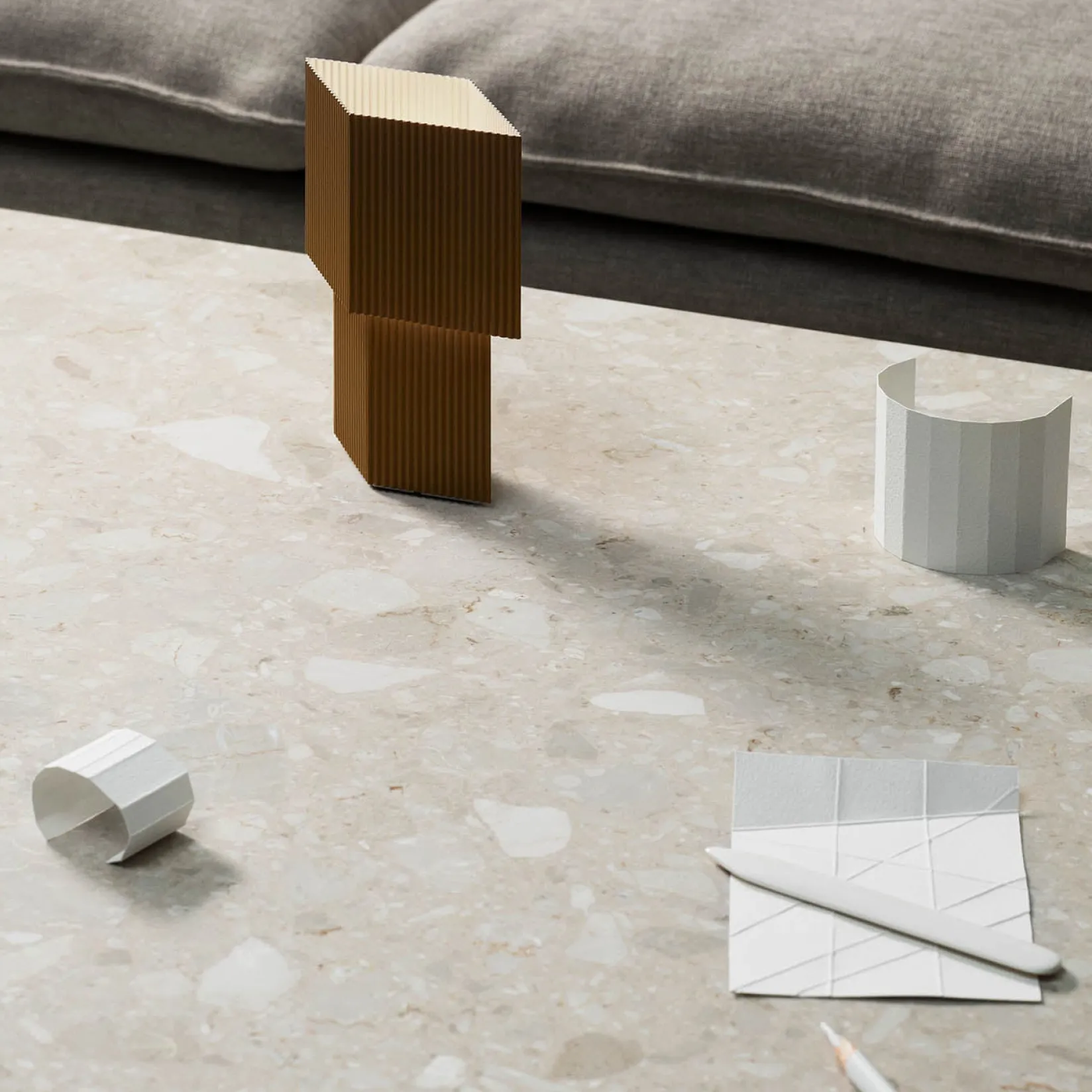 Romb mini portable | blue stone