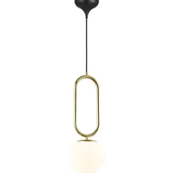 Shapes 22 | opal white brass
