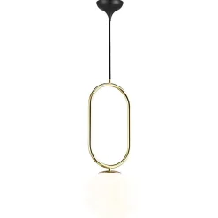 Shapes 22 | opal white brass