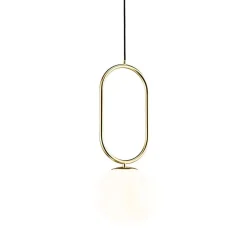 Shapes 22 | opal white brass