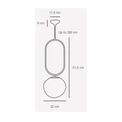 Shapes 22 | opal white brass