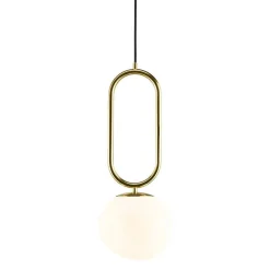 Shapes 22 | opal white brass