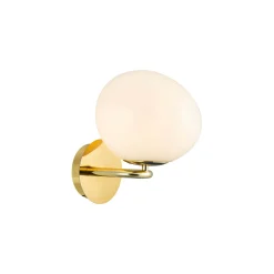 Shapes wall | opal white brass