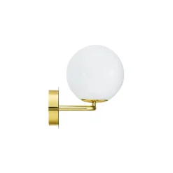 Shapes wall | opal white brass