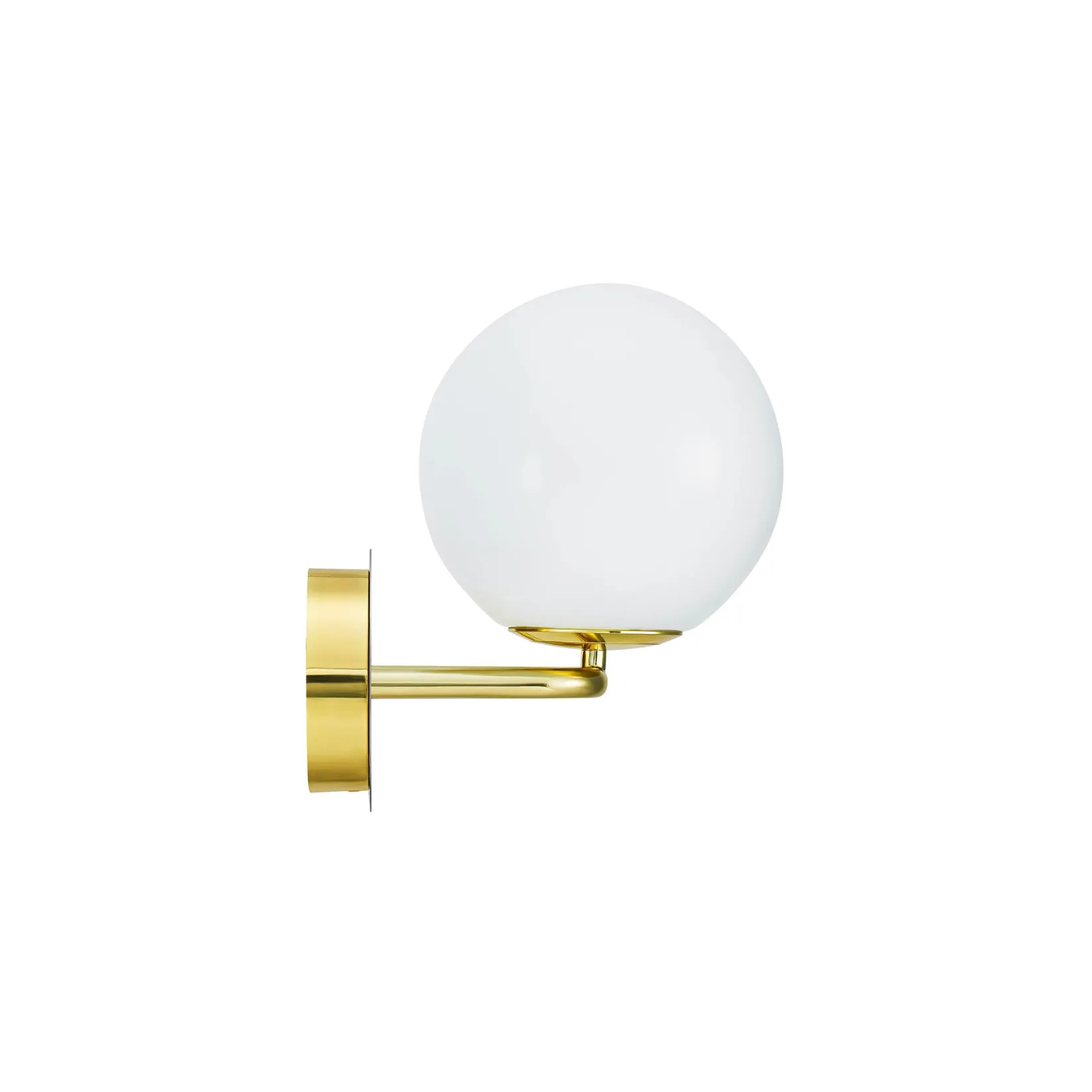 Shapes wall | opal white brass