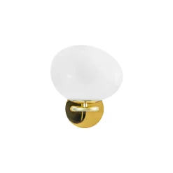 Shapes wall | opal white brass