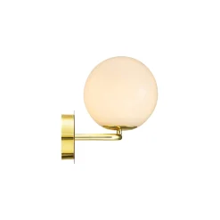 Shapes wall | opal white brass