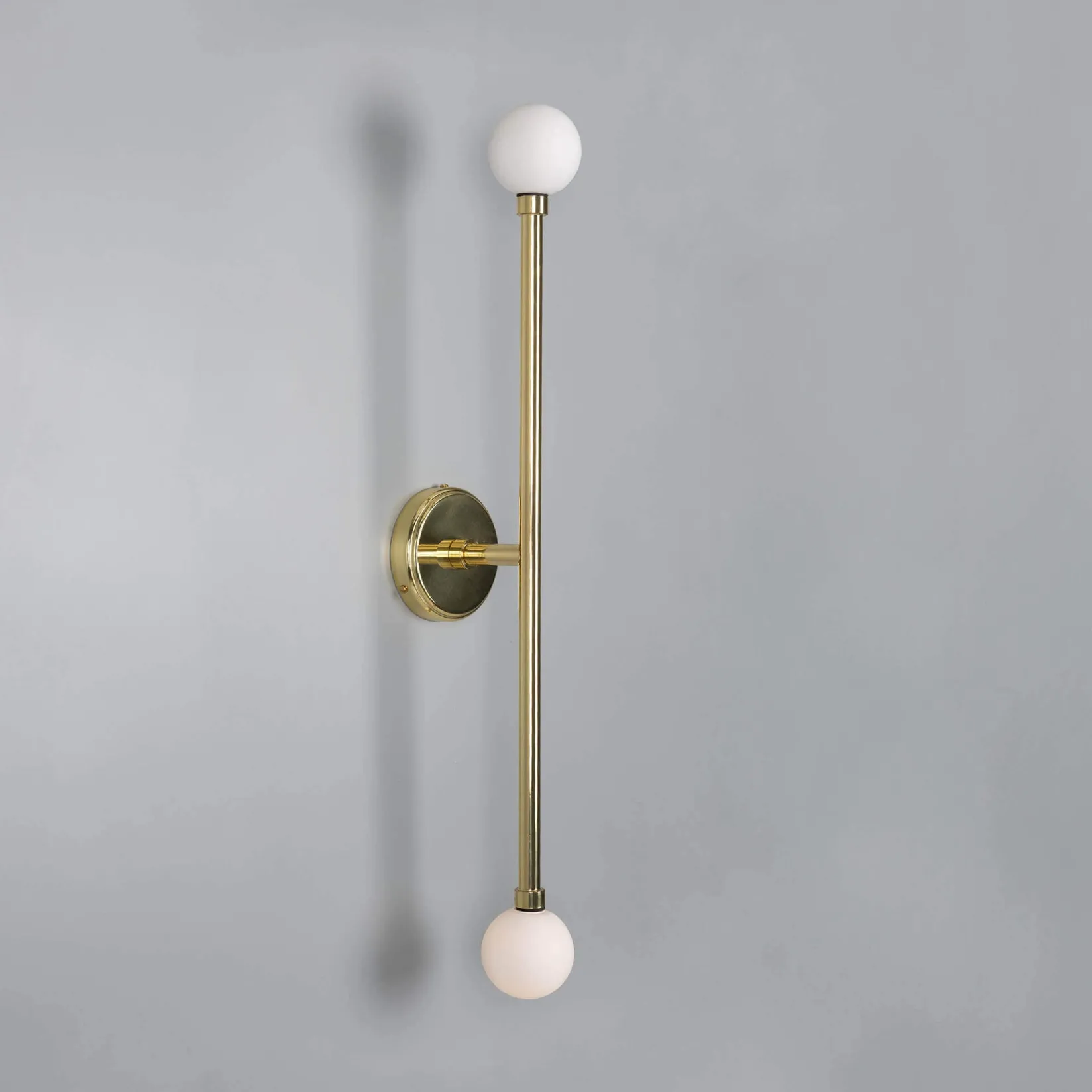 Silverton double wall IP44 | satin brass