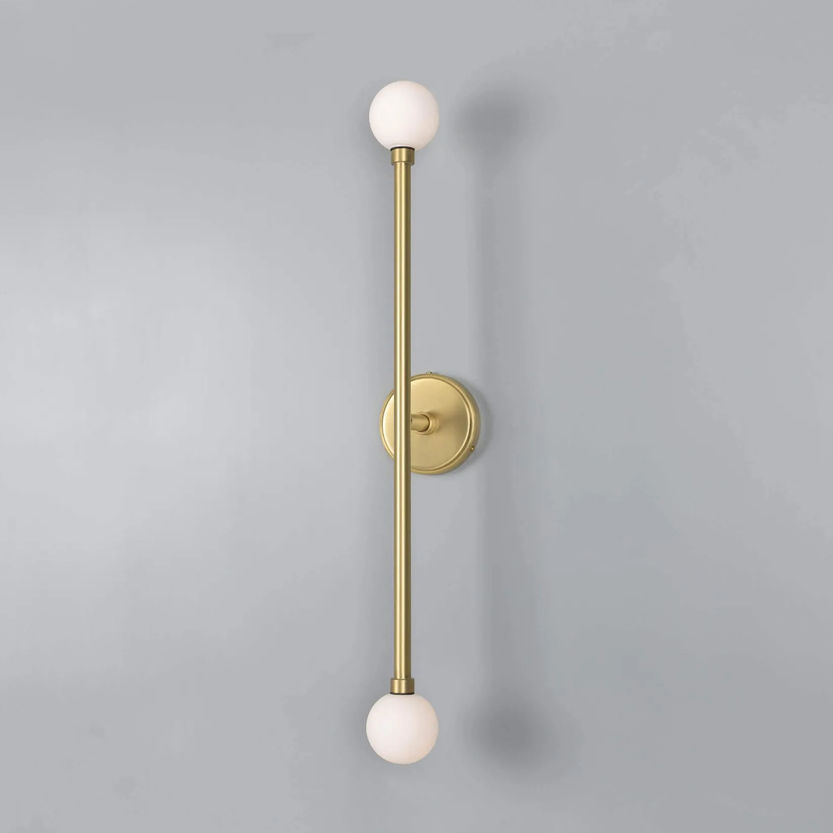 Silverton double wall IP44 | satin brass