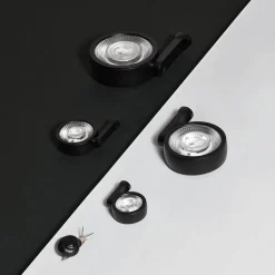 Six micro recessed | black