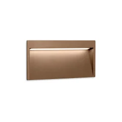 Slim outdoor wall IP65 | textured oxidon
