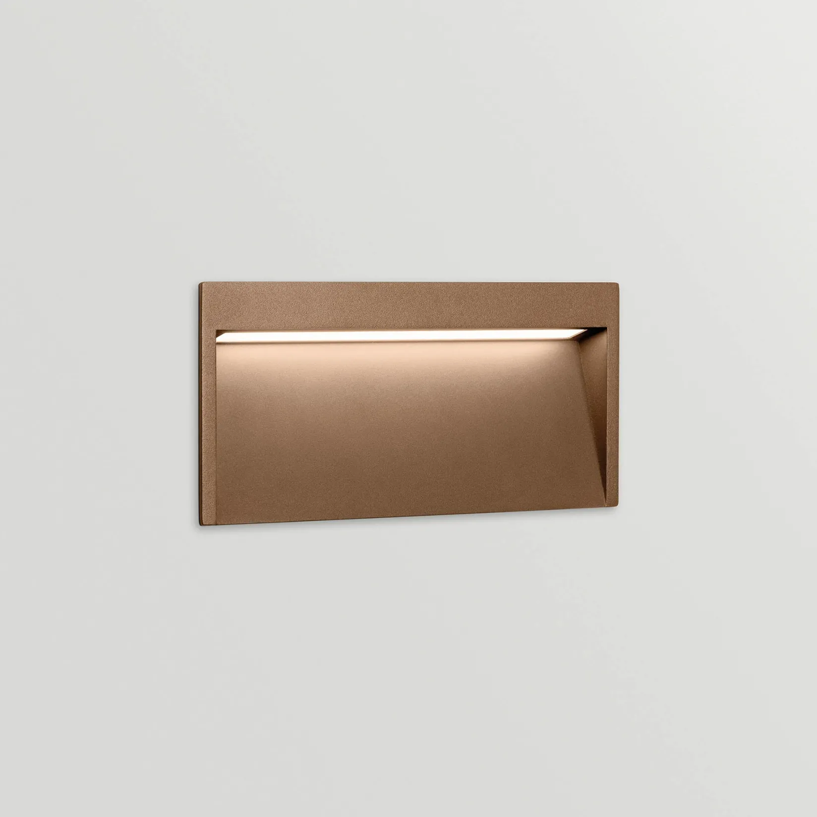 Slim outdoor wall IP65 | textured grey