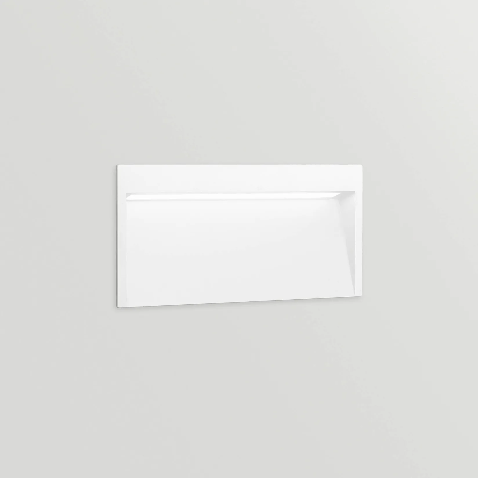 Slim outdoor wall IP65 | textured grey