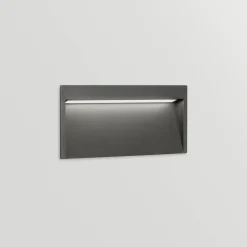 Slim outdoor wall IP65 | textured white