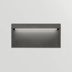 Slim outdoor wall IP65 | textured white