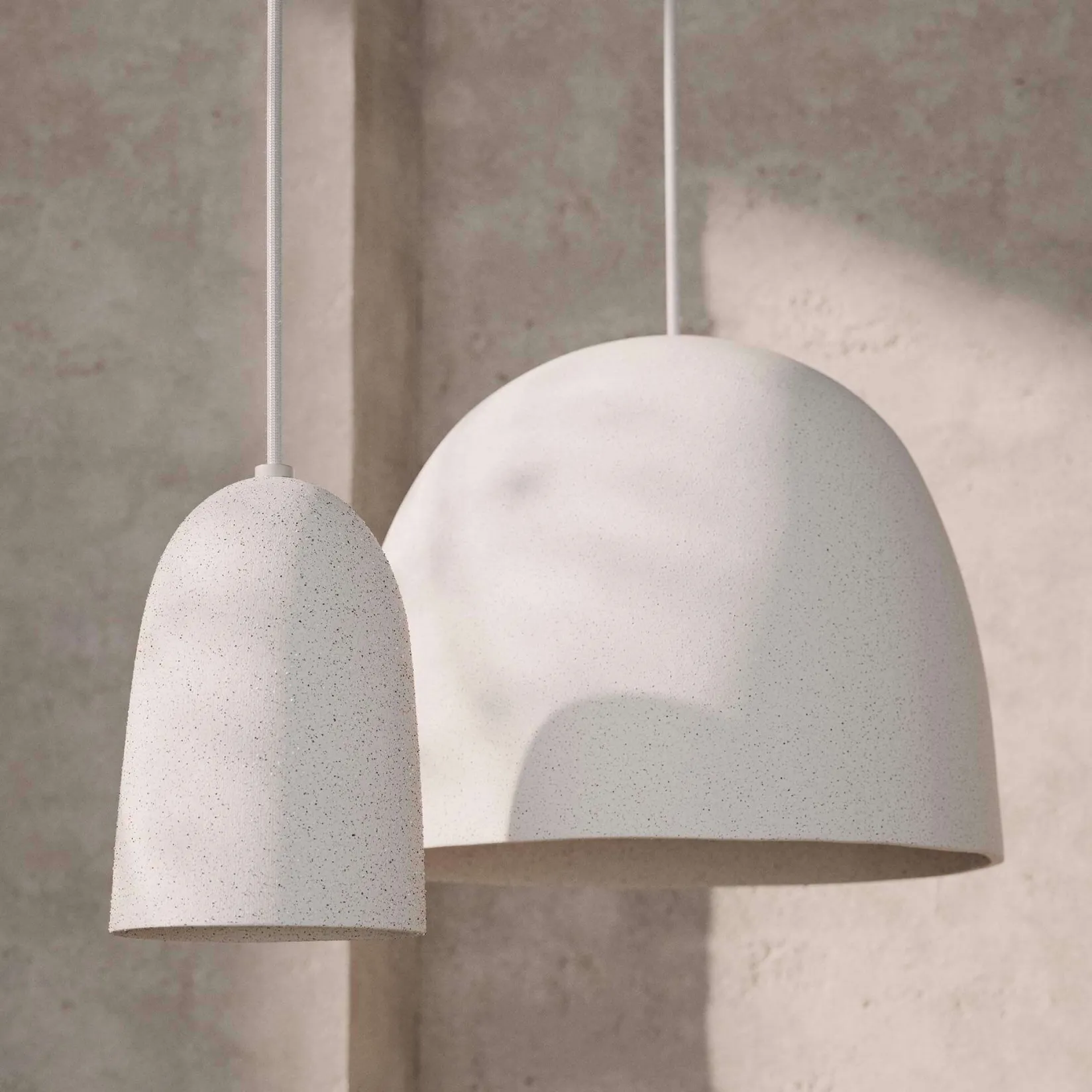 Speckle pendant small | off-white