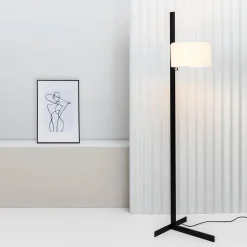 Stand Up floor | black and linen