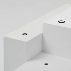 Step micro XS recessed IP65 | textured oxidon