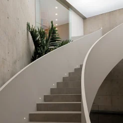 Step micro XS recessed IP65 | textured oxidon