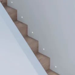 Step micro XS recessed IP65 | textured oxidon