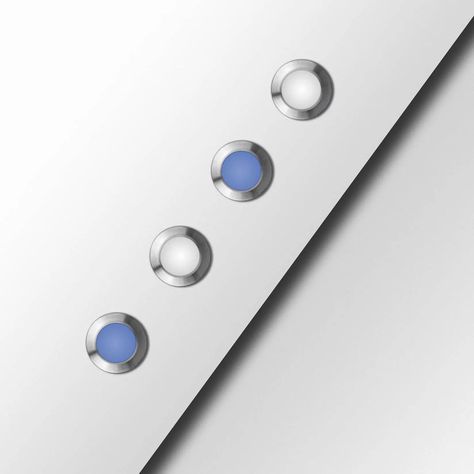 Step micro XS recessed IP65 | stainless steel