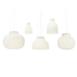 Strand pendant closed ⌀45-ø60-⌀80 | cocoon white