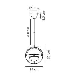 Tavia pendant | black