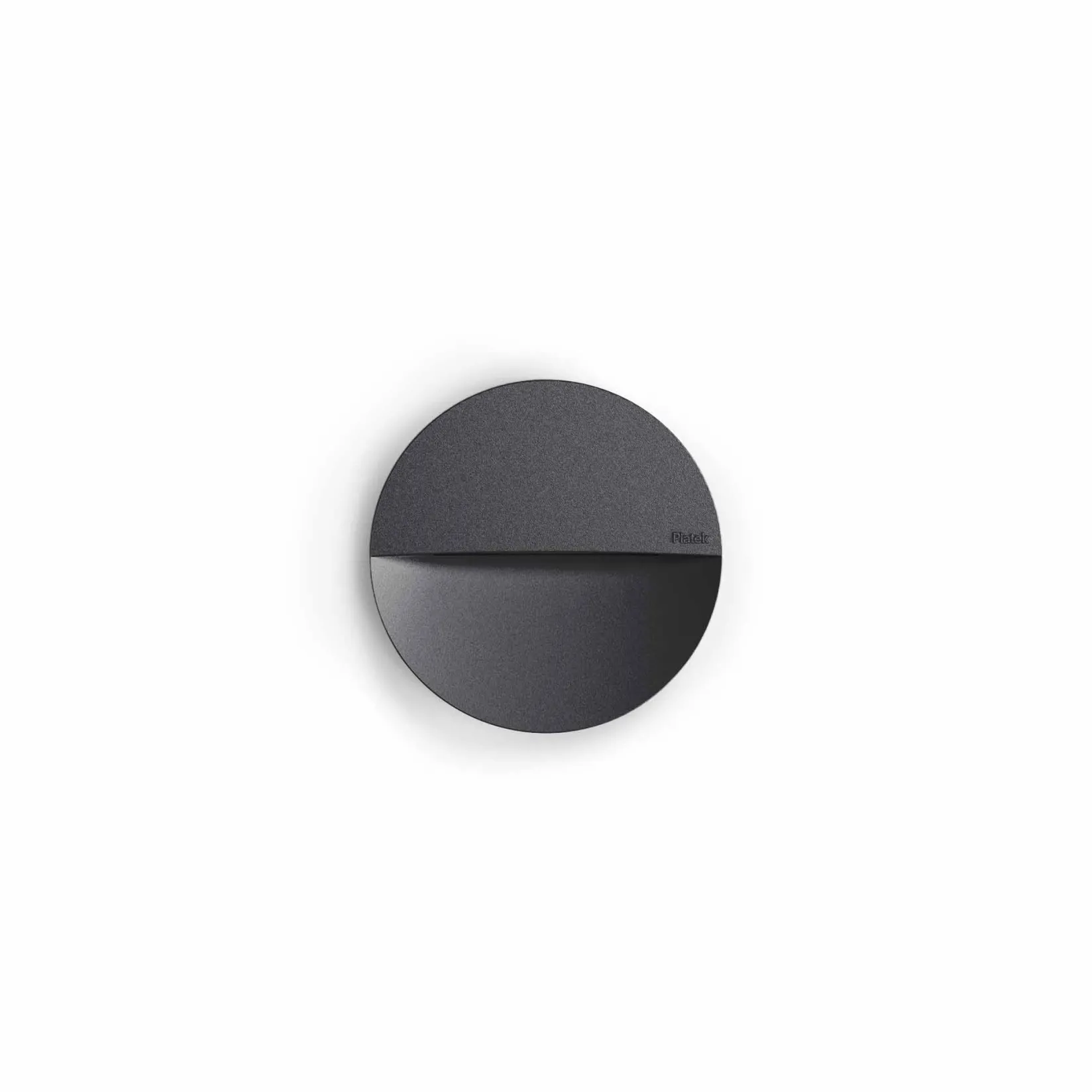 Team round wall light | black