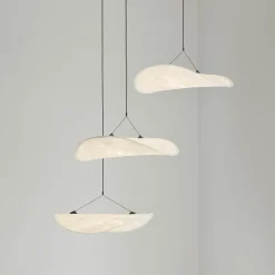 Tense chandelier | white tyvek