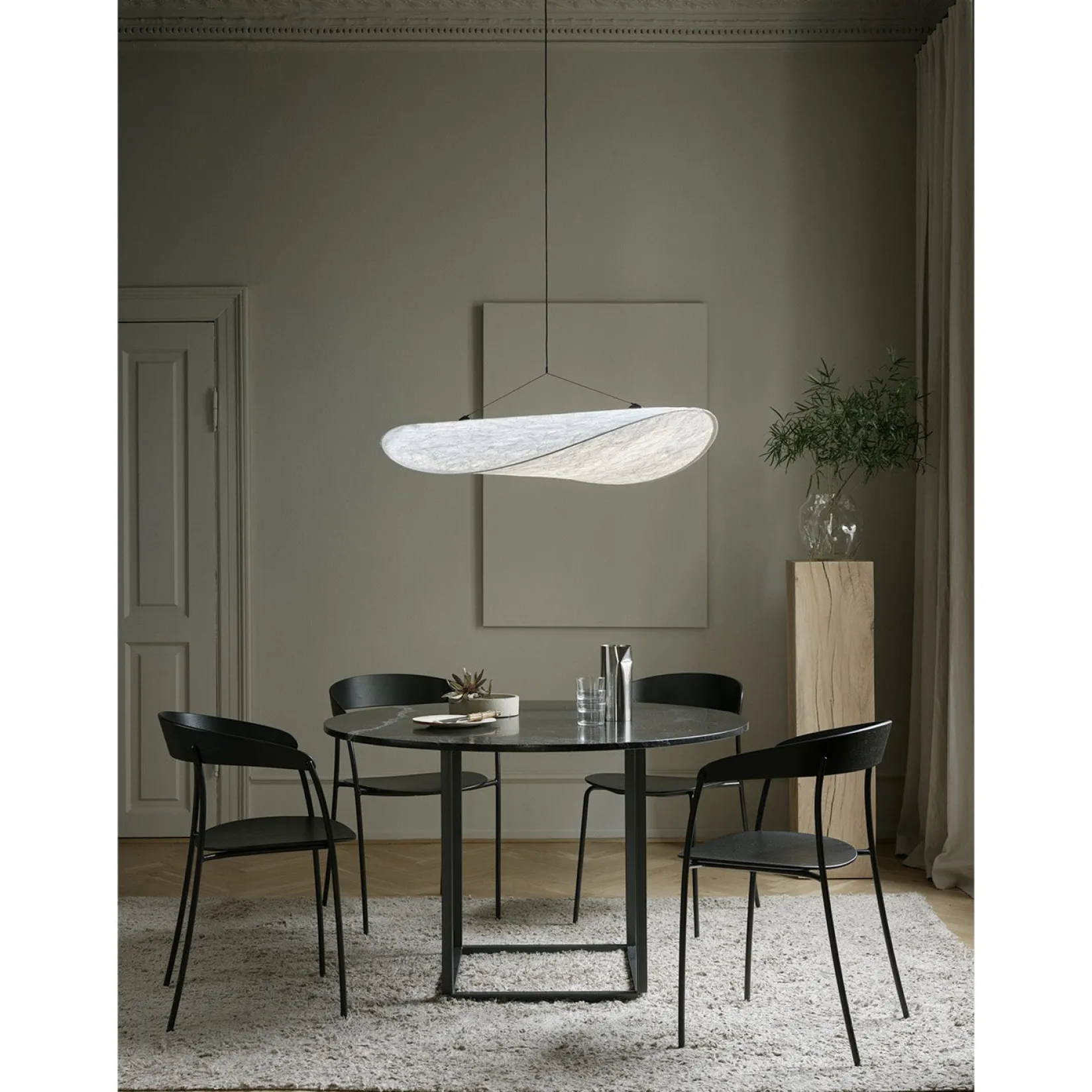 Tense pendant 55-120 | white Tyvek
