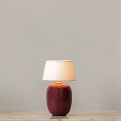 Torso portable table lamp | black