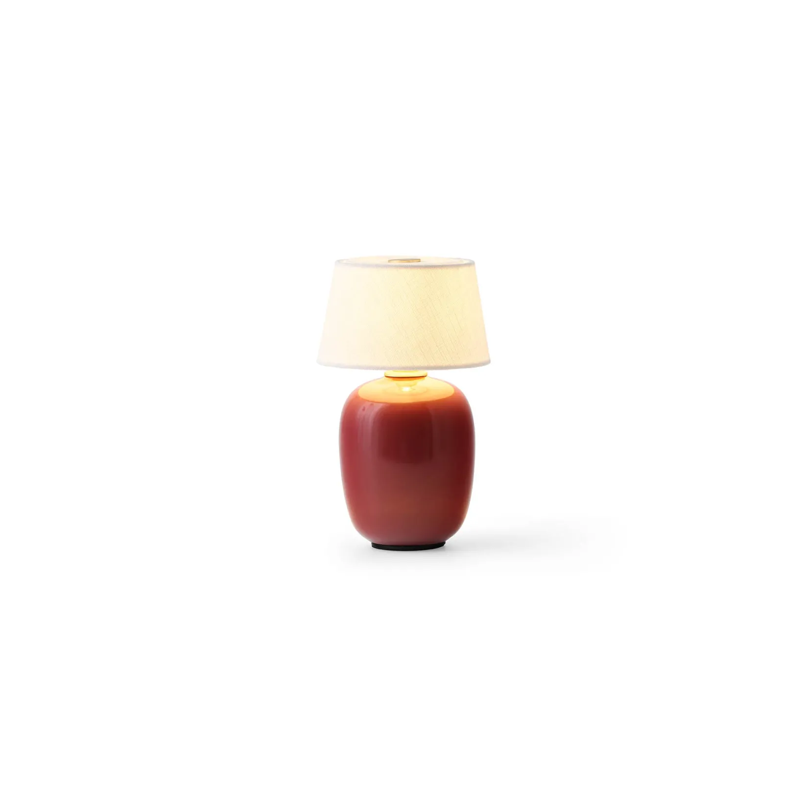 Torso portable table lamp | black