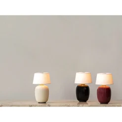 Torso portable table lamp | black