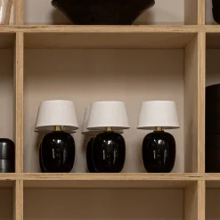 Torso portable table lamp | ruby