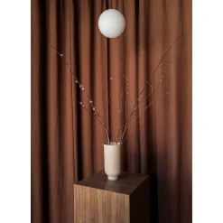 TR Bulb pendant | black and matte opal glass