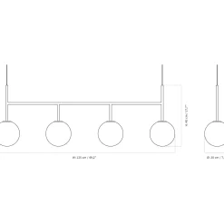 TR Bulb suspension frame | polished steel