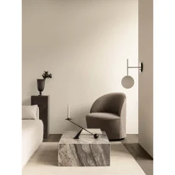 TR Bulb suspension wall lamp | polished steel