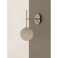TR Bulb suspension wall lamp | brushed brass