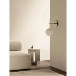TR Bulb suspension wall lamp | brushed brass