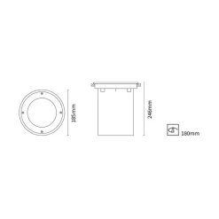 Trond dir IP67 | D115 round