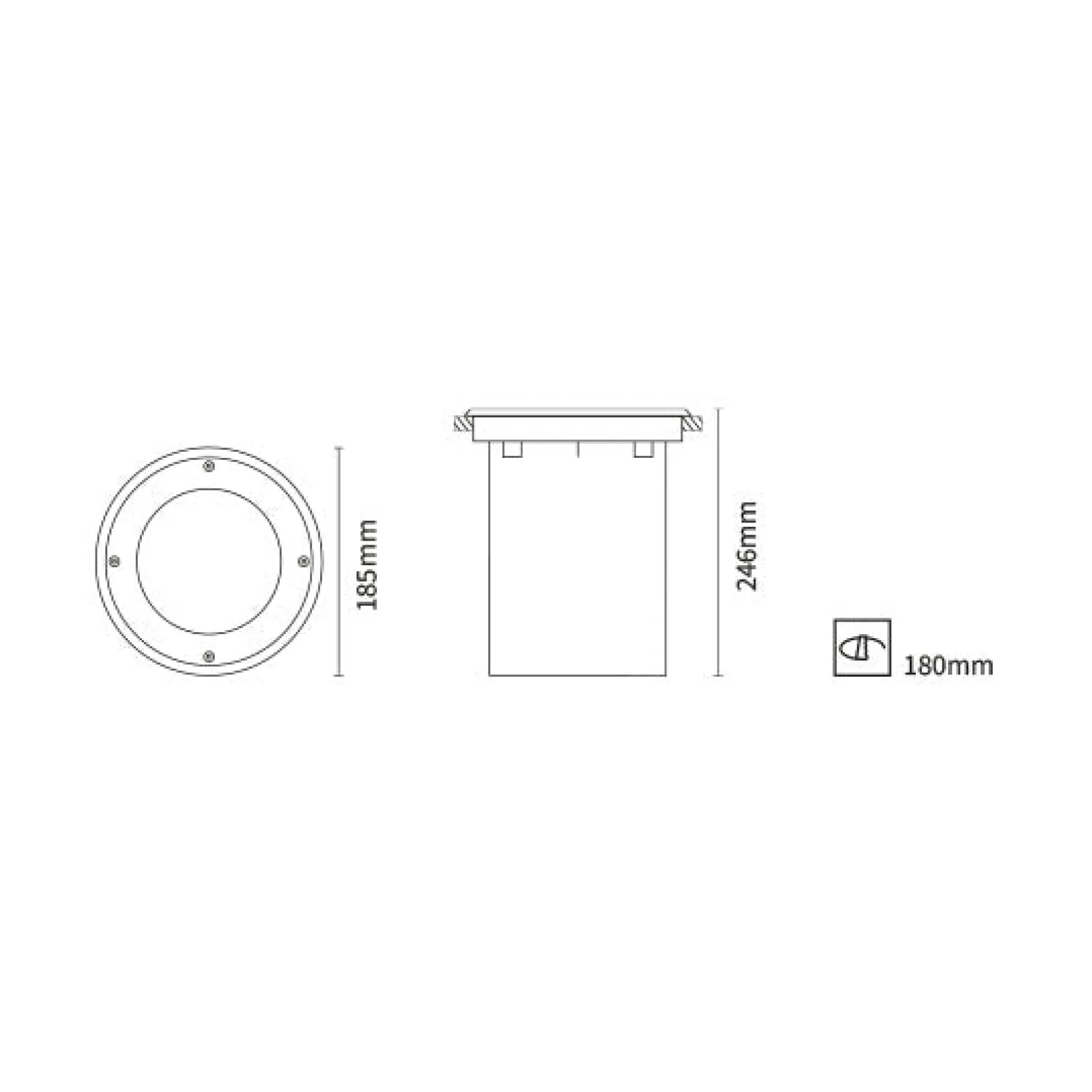 Trond dir IP67 | D115 round