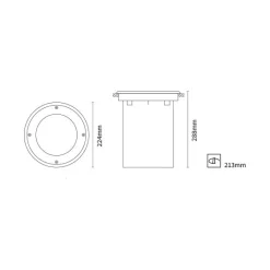 Trond dir IP67 | D115 round