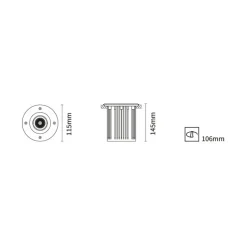 Trond dir IP67 | D115 round