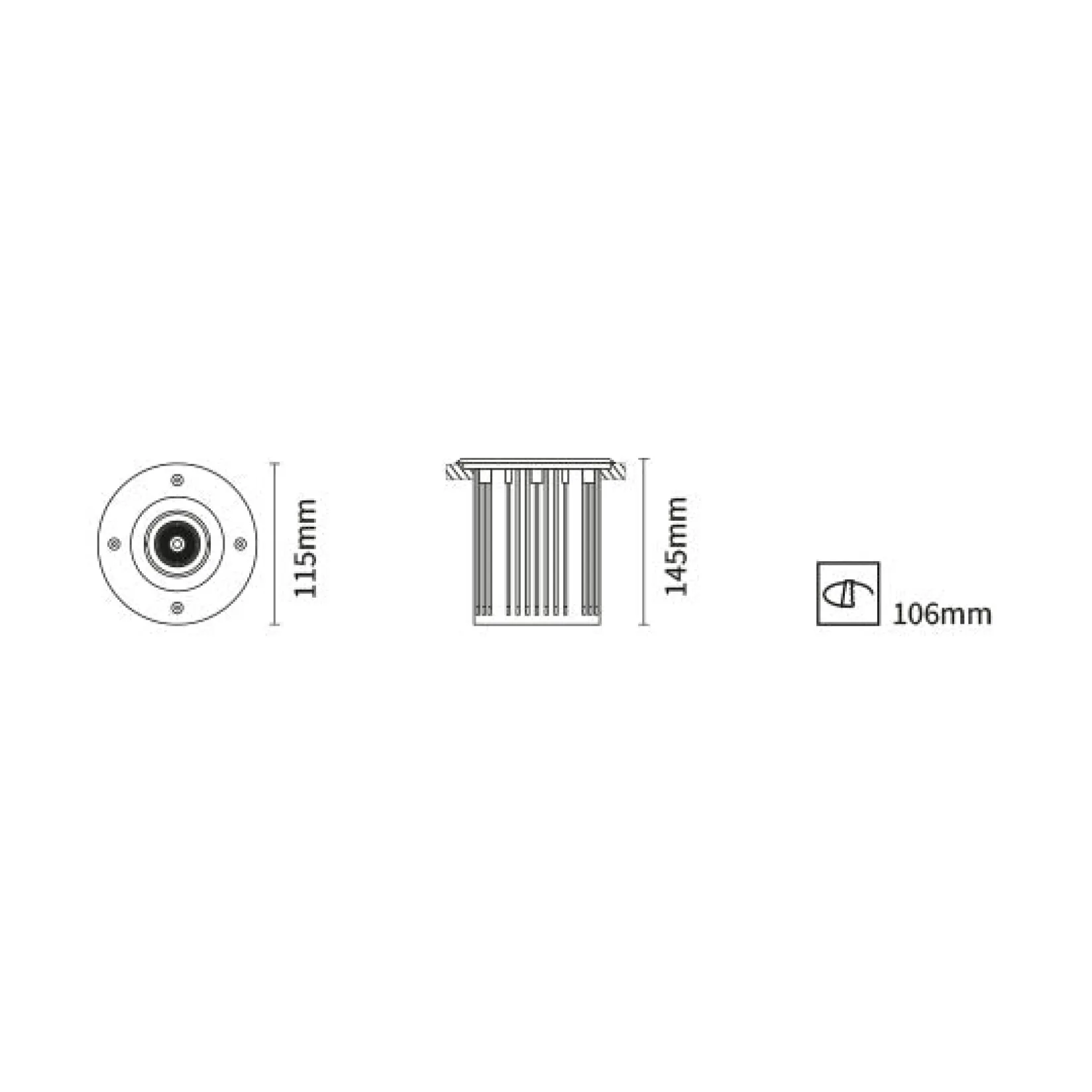 Trond dir IP67 | D115 round