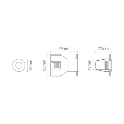 Trond micro IP67 | ⌀58 round