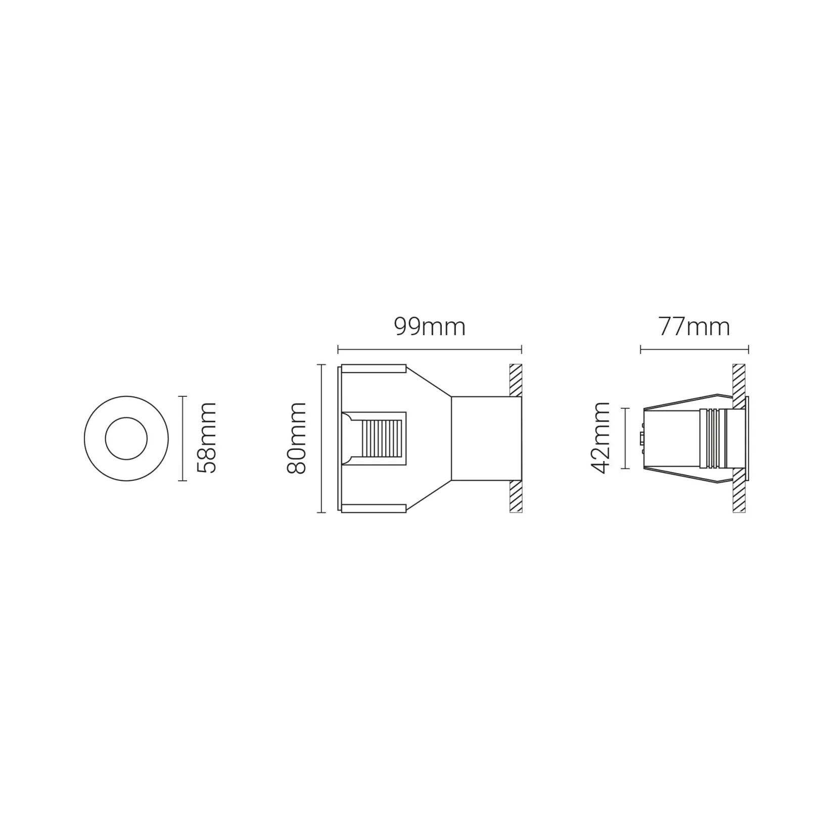 Trond micro IP67 | ⌀58 round